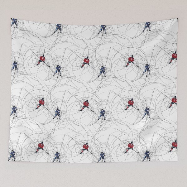 Item preview, Ice hockey players seamless  designed and sold by DarelliBeauty.