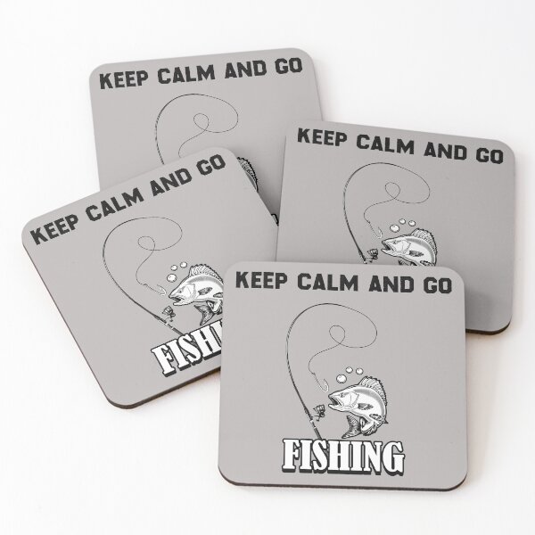 Item preview, Keep calm and go fishing 25 designed and sold by LemmikkiBadley.
