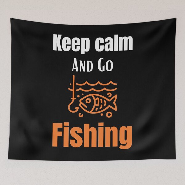 Item preview, keep calm and go fishing 29 designed and sold by MichaelZaloga.