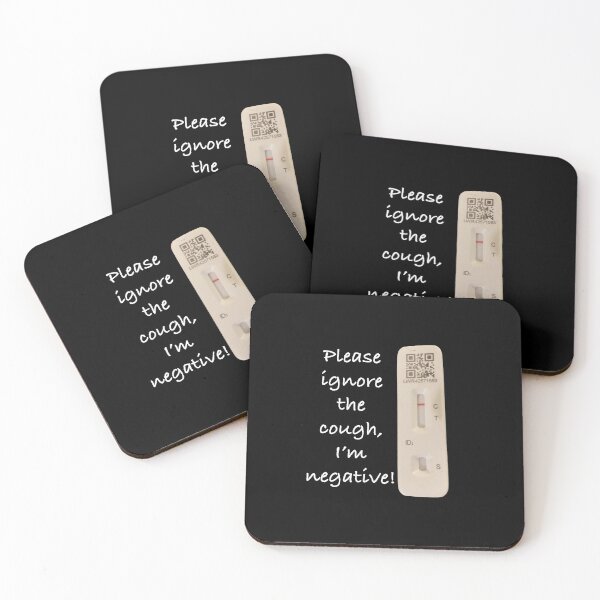 Item preview, Please ignore the cough I’m negative  designed and sold by Englishmistress.