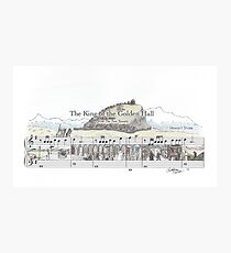 The King of the Golden Hall - Sheet Music Art Photographic Print