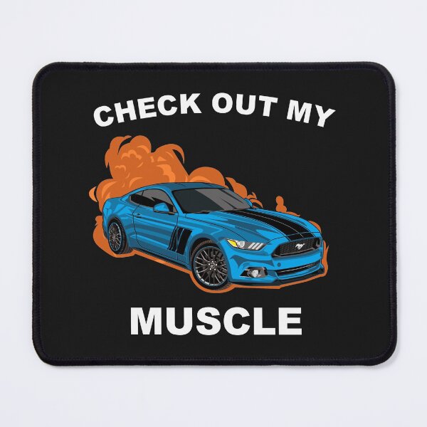 Item preview, Check out my Muscle Car Ford Mustang Blue  designed and sold by viralstudio.
