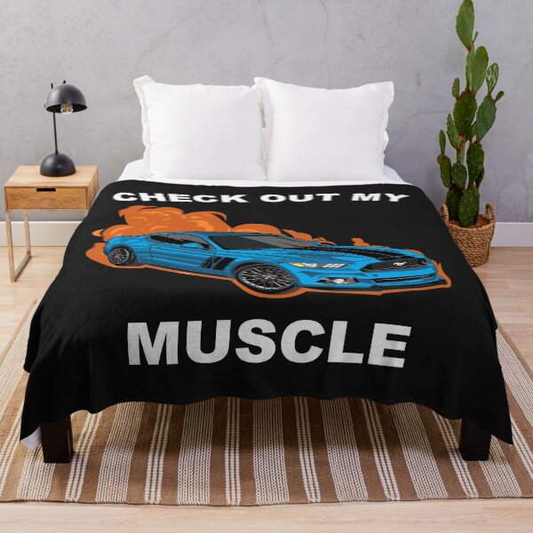 Item preview, Check out my Muscle Car Ford Mustang Blue  designed and sold by viralstudio.