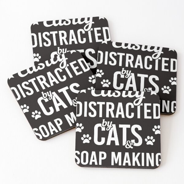 Item preview, Cat Lover Soap Making Lover Cats And Soap Maker Funny Cat Premium T-Shirt designed and sold by TomMeade1.
