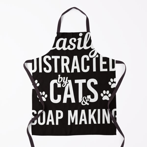 Item preview, Cat Lover Soap Making Lover Cats And Soap Maker Funny Cat Premium T-Shirt designed and sold by TomMeade1.