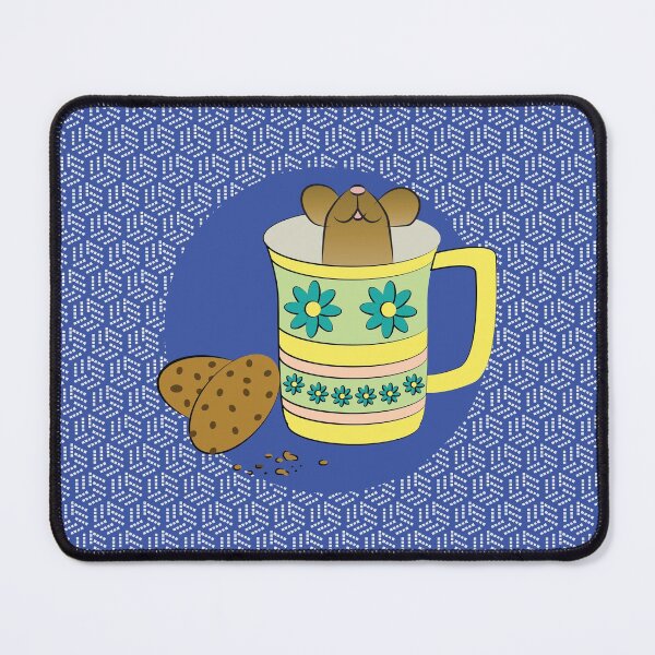 Item preview, Cute rat in a cup with some cookies designed and sold by FunnyChameleon.