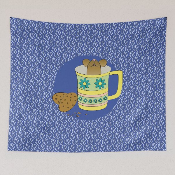 Item preview, Cute rat in a cup with some cookies designed and sold by FunnyChameleon.