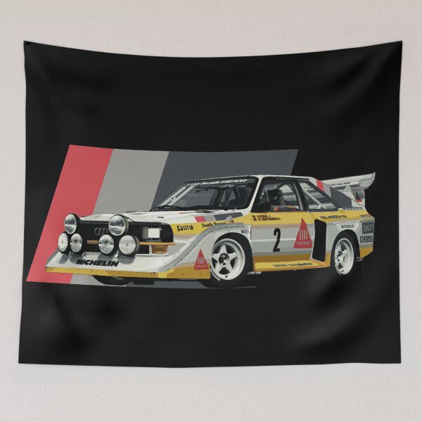 Item preview, Sport S1 E2 Group B Rally Car Stig Blomqvist, Mikkola and Walter Röhrl designed and sold by cowtownCOWBOY.