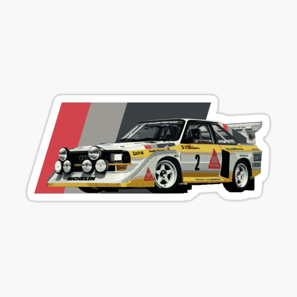 Item preview, Sport S1 E2 Group B Rally Car Stig Blomqvist, Mikkola and Walter Röhrl designed and sold by cowtownCOWBOY.