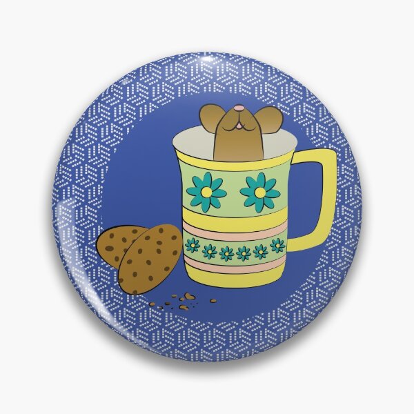 Item preview, Cute rat in a cup with some cookies designed and sold by FunnyChameleon.