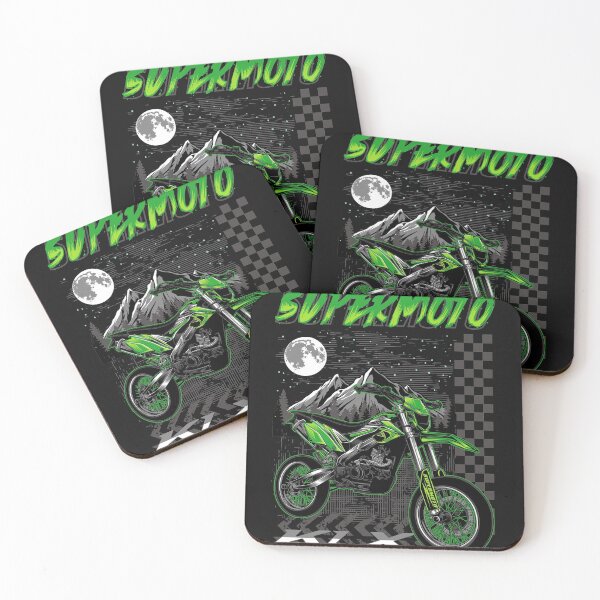 Item preview,  green racing motorbike designed and sold by viralstudio.