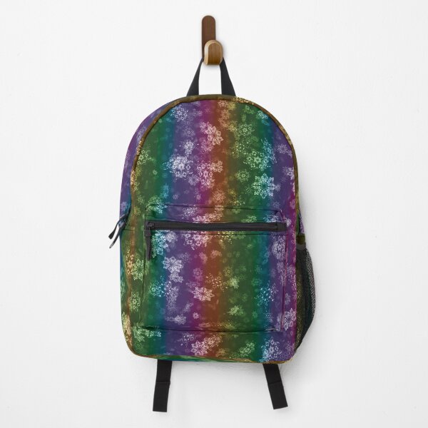 Item preview, Dark Rainbow Stripes Snowflakes designed and sold by James-Cole.