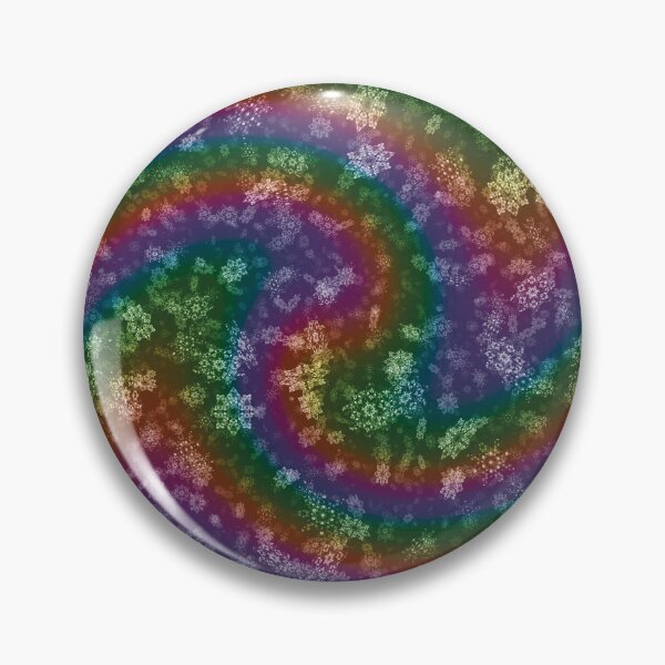 Item preview, Dark Rainbow Swirl Snowflakes designed and sold by James-Cole.