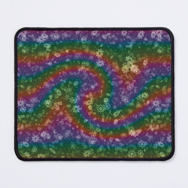 Item preview, Dark Rainbow Swirl Snowflakes designed and sold by James-Cole.