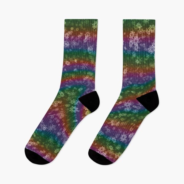 Item preview, Dark Rainbow Swirl Snowflakes designed and sold by James-Cole.