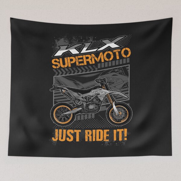 Item preview, klx racing motorbike silver color designed and sold by viralstudio.