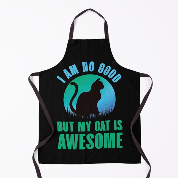 Item preview, Awesome cat, I am no good but my cat is awesome, black cat designed and sold by foramelie.