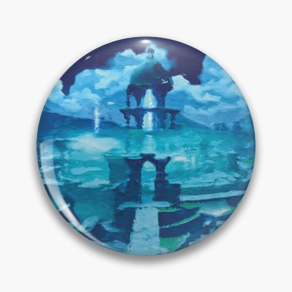 Item preview, Stormterror's Lair Travel Poster designed and sold by genshinmages.