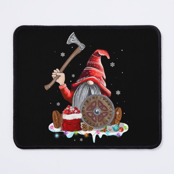 Item preview, Norse Mythology Xmas Red Hat Gnome Beard Viking Weapons Christmas designed and sold by tuanitus.