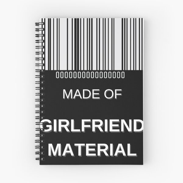Item preview, Made Of Girlfriend Material- Funny Barcode unique designed and sold by MAEffects.