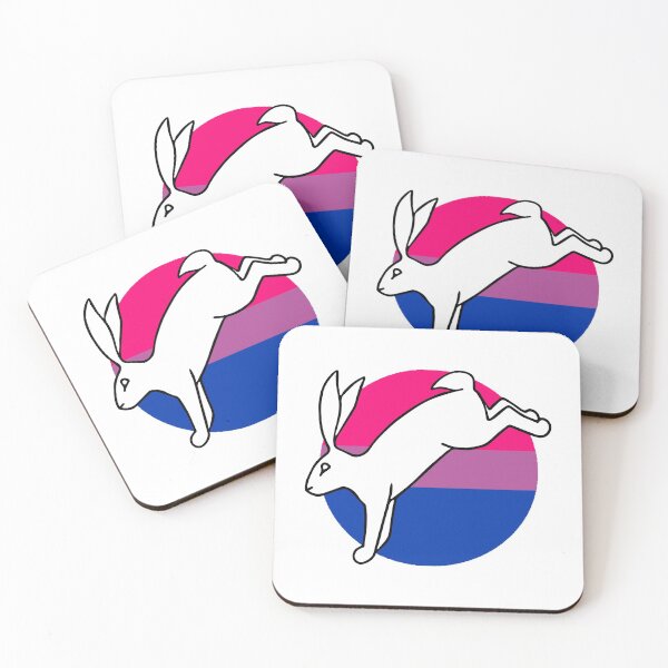 Item preview, Bisexual Pride Bunny designed and sold by TheQueerOwl.