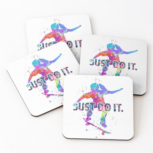 Item preview, Skateboarding Bright Watercolor  designed and sold by AverilArt.