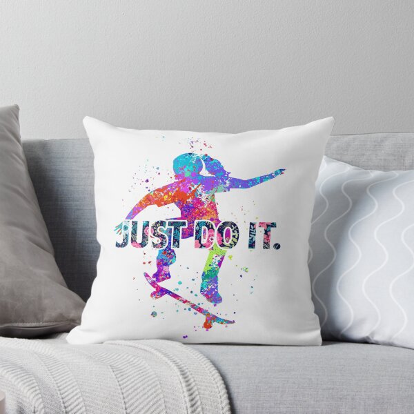 Item preview, Skateboarding Bright Watercolor  designed and sold by AverilArt.