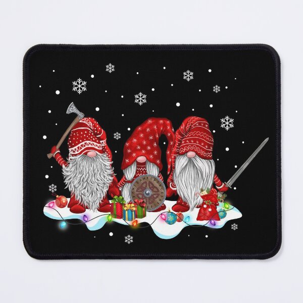 Item preview, Norse Mythology Red Gnome Hat With Beard Viking Weapons Gnomes Christmas designed and sold by tuanitus.