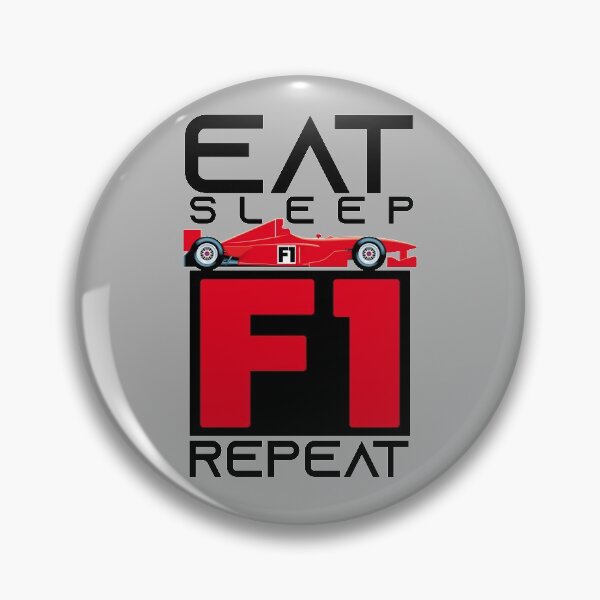Item preview, Eat Sleep Formula 1 Repeat, F1 2021, Grand Prix, Motorsport Racing, White   designed and sold by KittySSmith.