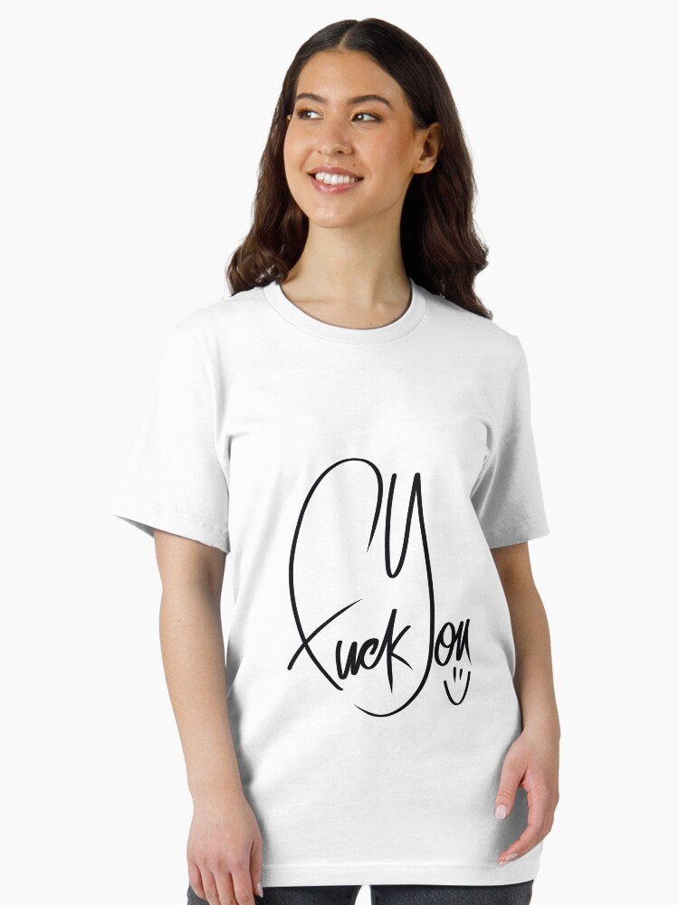 Thumbnail 2 of 7, Essential T-Shirt, Fuck You Graphic by Art In The Garage designed and sold by artinthegarage.