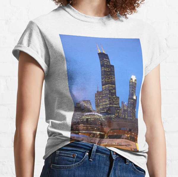 Chicago Loop at dusk Classic T-Shirt