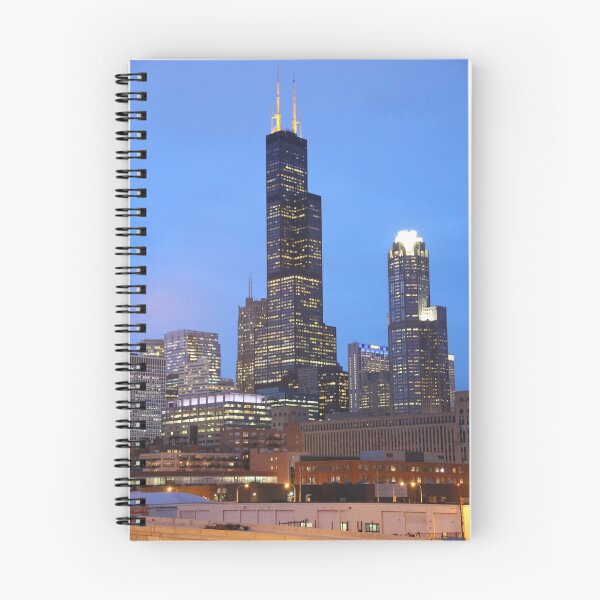 Item preview, Chicago Loop at dusk designed and sold by mvpaskvan.