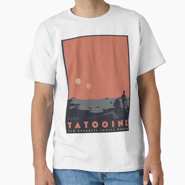 Vista previa del artículo con la obra «Visita Tatooine», diseñado y vendido por crystaljgoode.