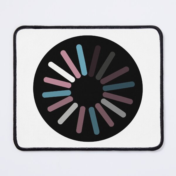 Item preview, Buffering Symbol Transgender Style designed and sold by BackgroundPixel.