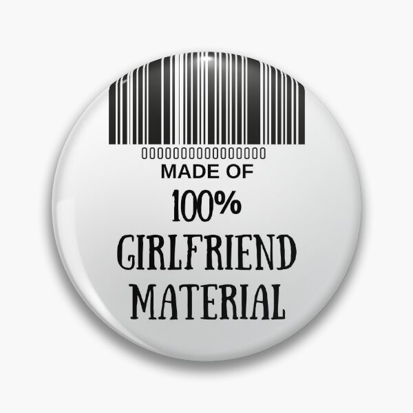 Item preview, Made Of Girlfriend Material- Funny Barcode unique designed and sold by MAEffects.