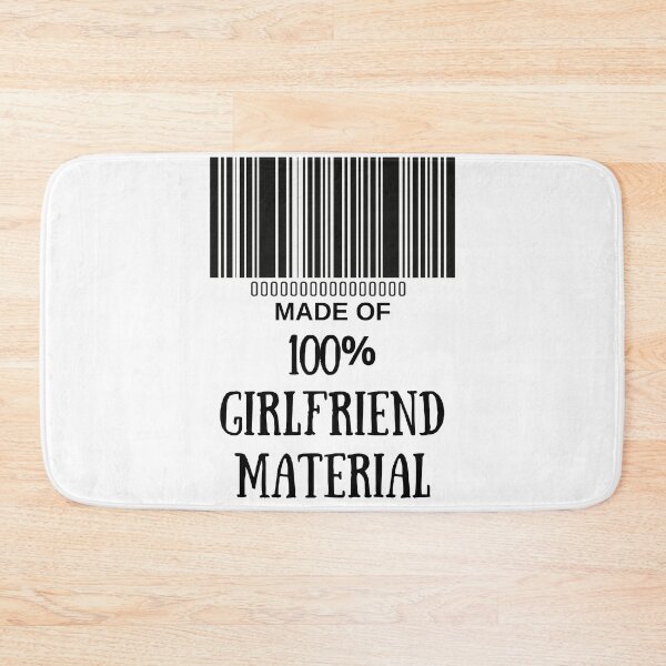Item preview, Made Of Girlfriend Material- Funny Barcode unique designed and sold by MAEffects.