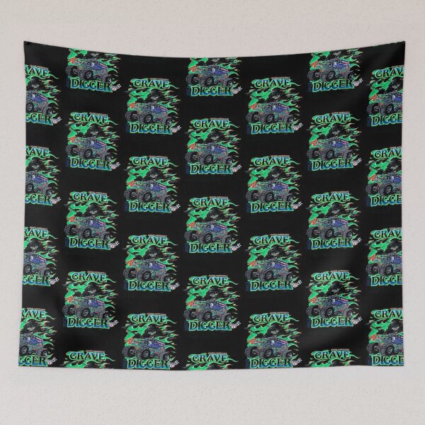 Item preview, Grave Digger Dennis Anderson Green Vintage designed and sold by TemperTrap.