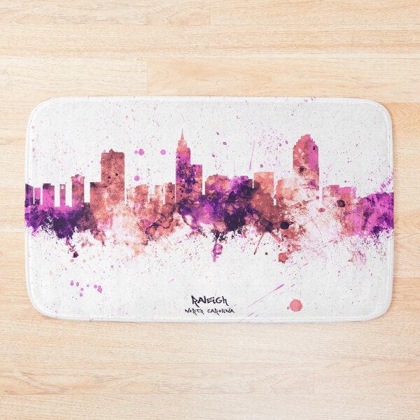 Item preview, Raleigh North Carolina Skyline designed and sold by ArtPrints.