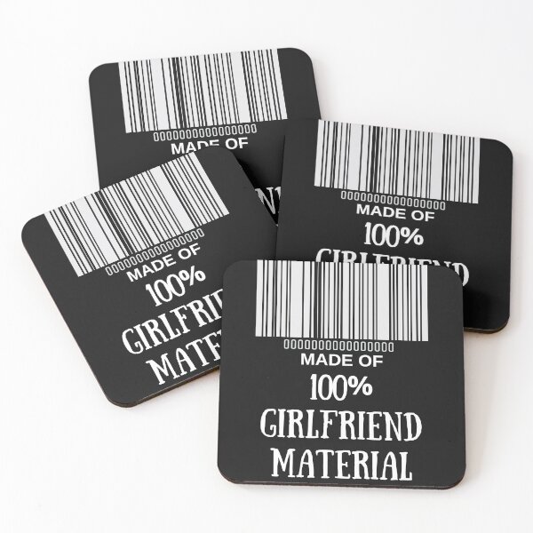 Item preview, Made Of Girlfriend Material- Funny Barcode unique designed and sold by MAEffects.