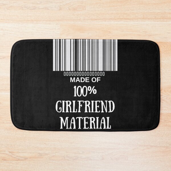 Item preview, Made Of Girlfriend Material- Funny Barcode unique designed and sold by MAEffects.