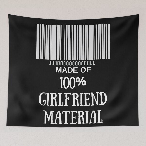 Item preview, Made Of Girlfriend Material- Funny Barcode unique designed and sold by MAEffects.
