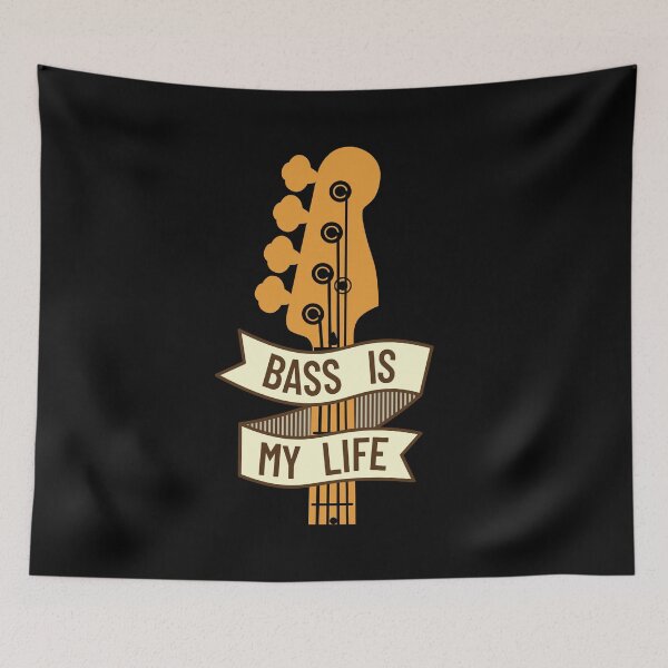 Item preview, Bass is My Life Bass Guitar Headstock designed and sold by nightsworthy.