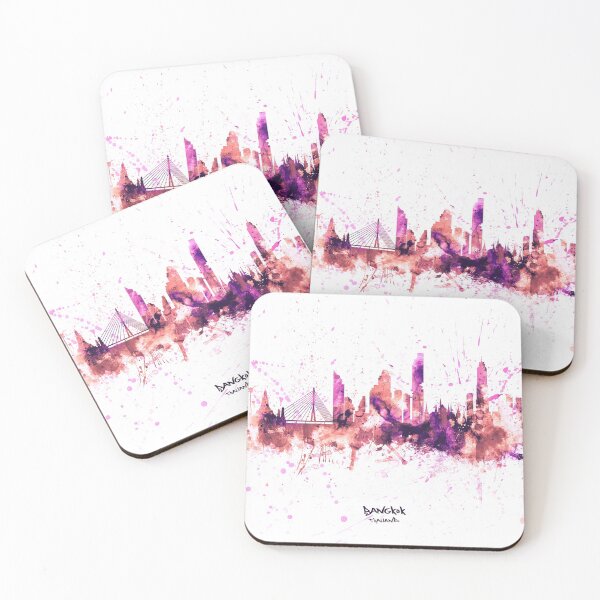 Item preview, Bangkok Thailand Skyline designed and sold by ArtPrints.