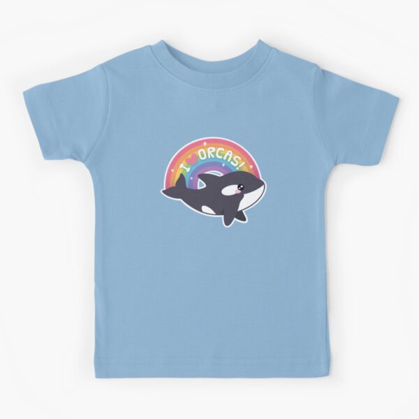 Item preview, Cute I Love Orcas Rainbow designed and sold by rustydoodle.