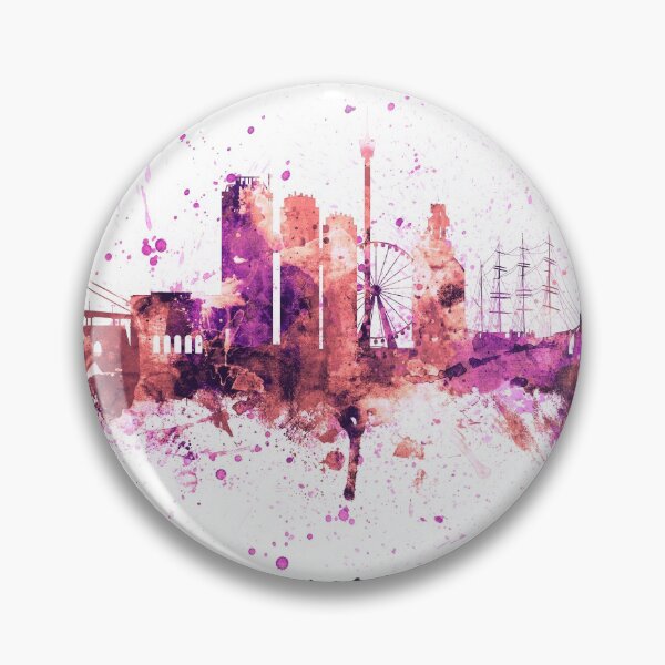 Item preview, Gothenburg Sweden Skyline designed and sold by ArtPrints.