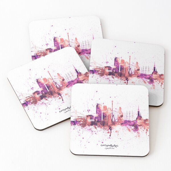 Item preview, Gothenburg Sweden Skyline designed and sold by ArtPrints.