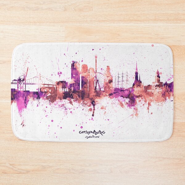 Item preview, Gothenburg Sweden Skyline designed and sold by ArtPrints.