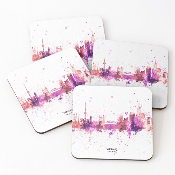 Item preview, Vilnius Lithuania Skyline designed and sold by ArtPrints.