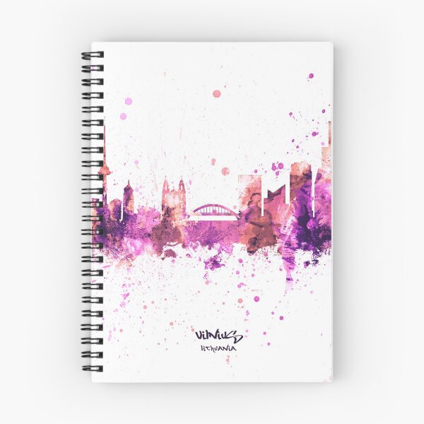 Item preview, Vilnius Lithuania Skyline designed and sold by ArtPrints.