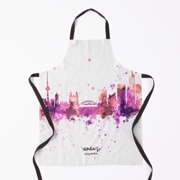 Item preview, Vilnius Lithuania Skyline designed and sold by ArtPrints.